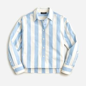 J. Crew Relaxed-Fit Cropped Shirt